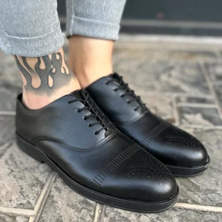 کفش مردانه مشکی کد2000